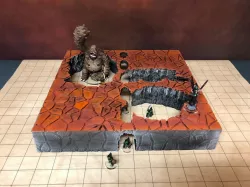 Modular Caverns: Cave Corridor (28mm Scale)