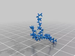 Molecular model - Triacylglyceral - atomic scale model and fab challenge :)
