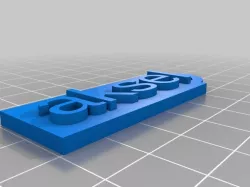My Customized Customized Simple Name Fob