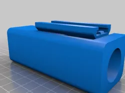 Nerf pump grip  with flashlights holder