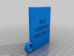NLV LIBRARY DISTRICT Keychain - Beta