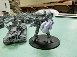 Ork Warlord or Ghaz using a Dreadknight