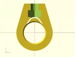 Parametric cable gland (fitting) with metal set screw & nut