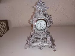 Pendule Rocaille clock with clock insert hole 33mm