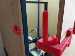 Pestillo de cerradura de puerta sin tornillos, Objetos 3D