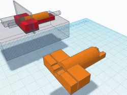 PFTE-tube (4mm) cutting Jig (perfect 90°, straight)