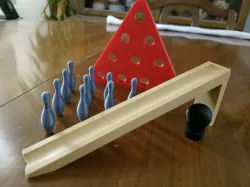 Ramp for Table Bowling Game