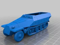 Remix of Sdkfz 251D, Sdkfz 222 et Sdkfz 234 - 1/50ème 