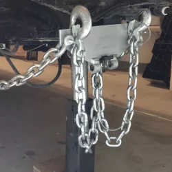 RV Trailer hitch Andersen no-sway plate tongue dock/holder keeps it out of the dirt