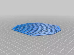 Scifi space ship floor hold grate mk2