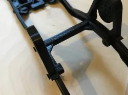 SCX10 U brace for front shock tower / mount - complete frame for less than 10€  -  