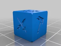 Shadespire Attaque Dice Cube