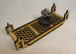 Short narrow walkway 12x4 cm for 3mm laser cut MDF #5