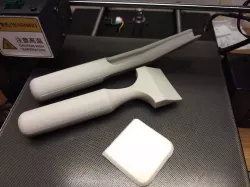 Silicone scraper and silicone spatula
