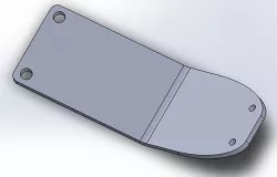 Simson S50 S51 License Plate Holder