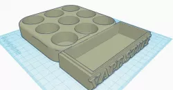 Vape juice holder extended from overkillz