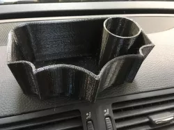 VW Passat B6 middle compartment flash light holder