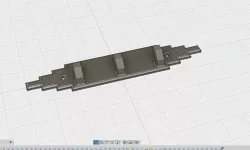 Wall mounted key rack
