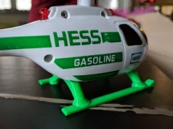 1995 Hess Helicopter Battery Cover & Landing Gear