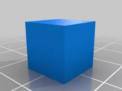 3d printer test cube 10mm