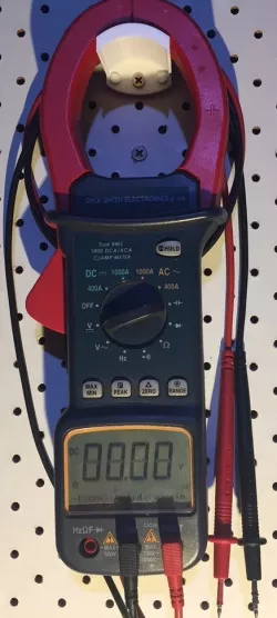 Ammeter Clamp Holder Mount for Pegboard