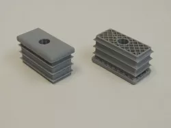 Caster Foot for Ikea Melltorp table