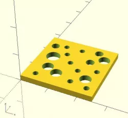 Cheese, quick and small circle test