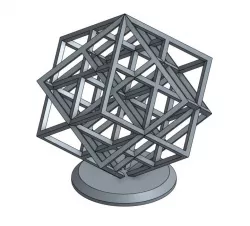 Double lattice cube