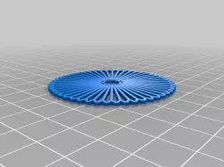 Faucet wheel, FreeCAD, parametric