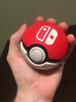 Functional Pokéball - Nintendo Switch Game Cartridge Case