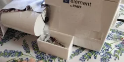 garbage box for Overlock machines pfaff