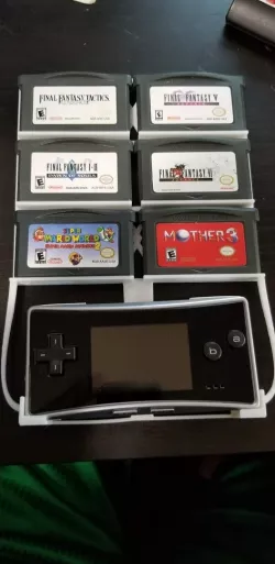 GBA Game wall mount with Gameboy Micro Mount