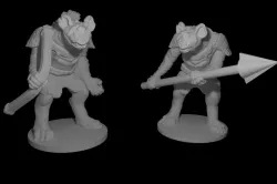 Gnoll mini - Spear and Archer pack