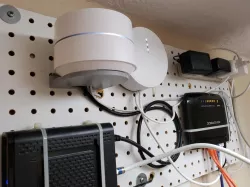Google WiFi Shelf Peg Board Mount