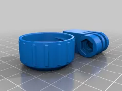 GoPro mount for plastic bottle