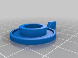 Heathkit Paddle Knob - uses existing collar