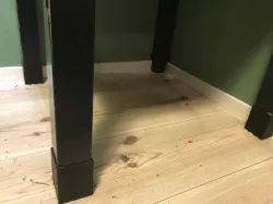 Ikea Lack table riser feet