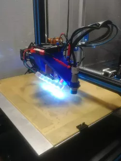 LED Hinged Light Bar for Fang Mod and 40mm Fans