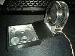 Led Strip Holder for EK Supremacy Evo with fan holder