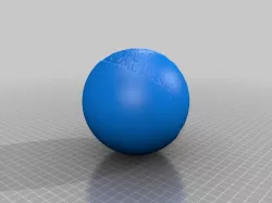 Lithophane / 3d model of Pluto