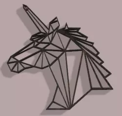 Low poly unicorn