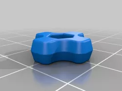 M3 Nyloc (Nylon locking nut) thumbscrew