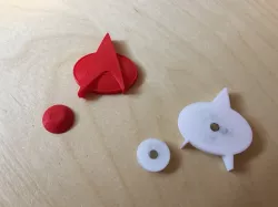 Magnetic Startrek Com Badge