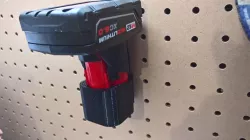milwaukee m12 battery pegboard hanger