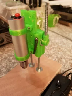 Mini Drill Press for PCB Drill - 30mm brackets & shaft