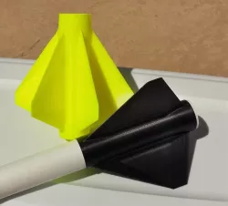 Model Rocket Fin Can - Trapezoidal Fins - Configurable