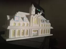 N-scale Train station ( miao station ) N 規車站