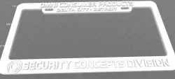 OCP - Omni Consumer Products, License Plate Frame, Robocop