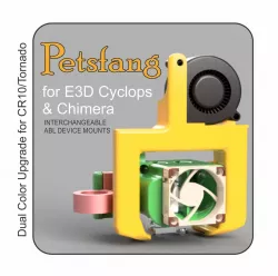 Petsfang for E3D Chimera & Cyclops fits Cr10 and Tevo Tornado