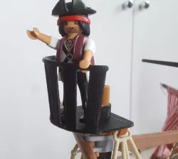 Playmobil pirate ship crow's nest